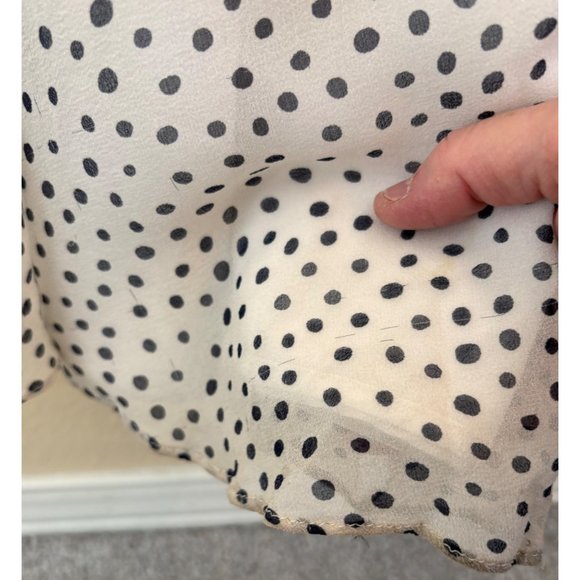 Vintage Betsey Johnson Dress Womens Sz 6 Silk Polka Dot Slip Dress Prom Retro - Picture 6 of 13